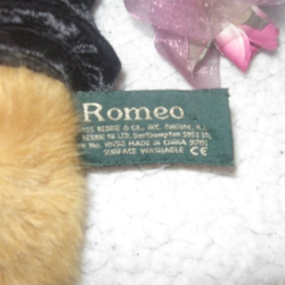 Russ Berrie Romeo and Juliet Teddy Bears - Picture 3 of 4